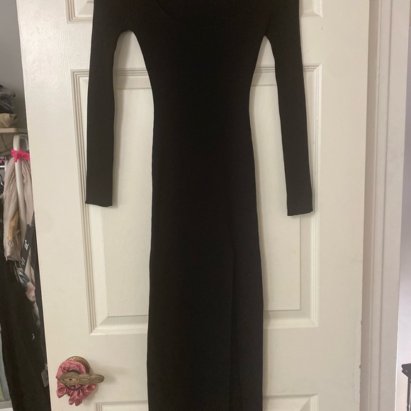 Aritzia Wilfred Maeve dress BLACK - Picture 6 of 6